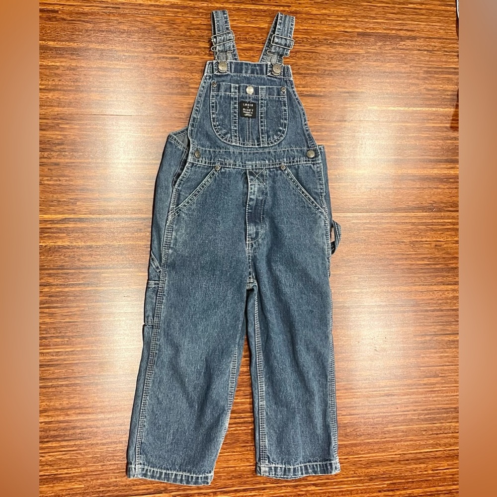 Lakin McKey Trading Company denim overalls size 4T VGUC